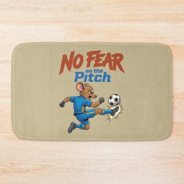 Item preview, No Fear on the Pitch – Fearless Soccer Mouse designed and sold by CARPIO Creations.