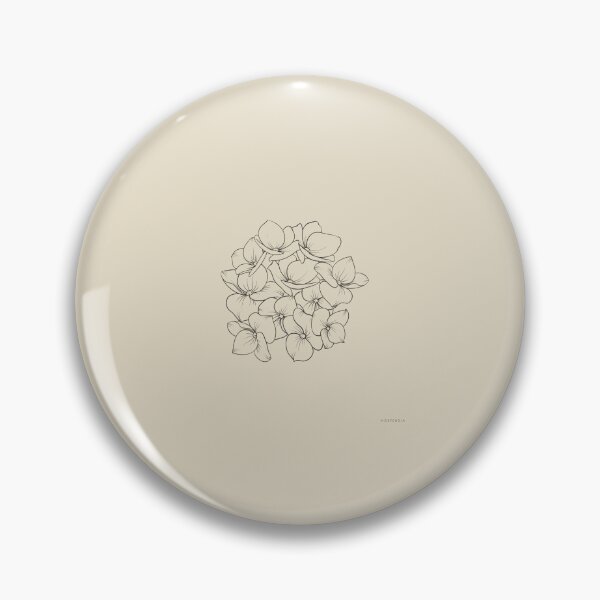 Item preview, Botanical Hydrangea Line Art Flower Sketch Edition III designed and sold by smaragdstudio.