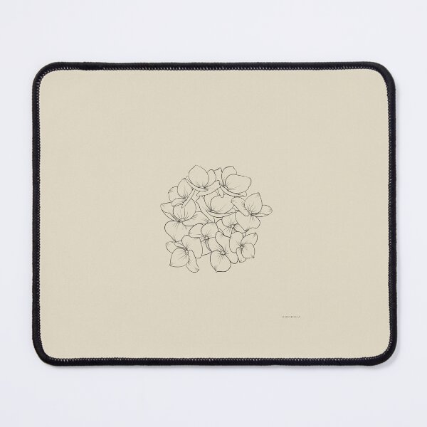 Item preview, Botanical Hydrangea Line Art Flower Sketch Edition III designed and sold by smaragdstudio.