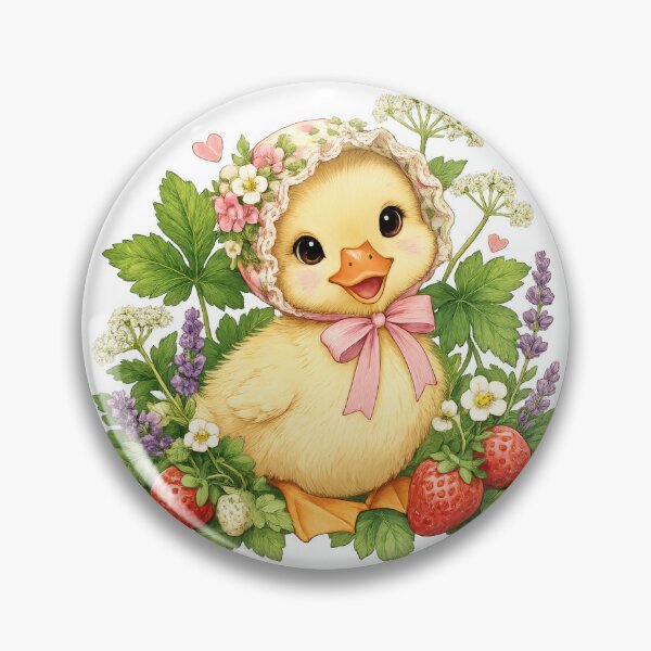 Item preview, Colorful Little Duckling Lavandula Bonnet Girl designed and sold by scicilysimonee.
