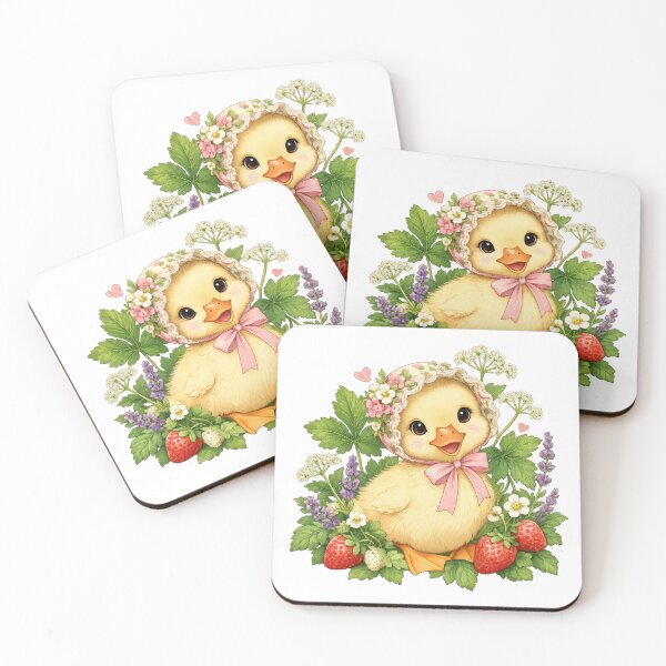 Item preview, Colorful Little Duckling Lavandula Bonnet Girl designed and sold by scicilysimonee.