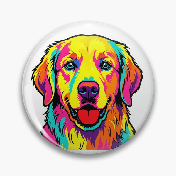 Item preview, Golden Retriever Pop Art T-Shirt Bold Colorful Dog Lover Gift designed and sold by PetInkCo.