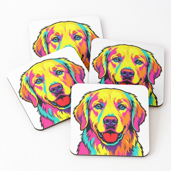 Item preview, Golden Retriever Pop Art T-Shirt Bold Colorful Dog Lover Gift designed and sold by PetInkCo.