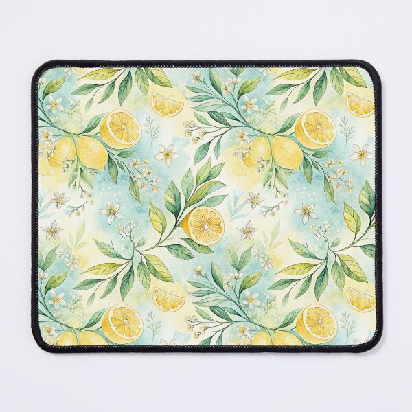 Item preview, Watercolor Lemon Blossom Citrus Pattern designed and sold by Petal & Pattern Co.