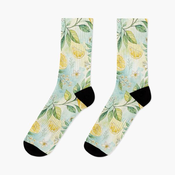 Item preview, Watercolor Lemon Blossom Citrus Pattern designed and sold by Petal & Pattern Co.