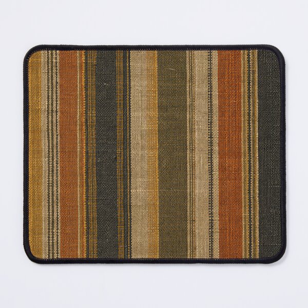 Item preview, Rust Mustard Upholstery Stripes Pattern designed and sold by frumixart.