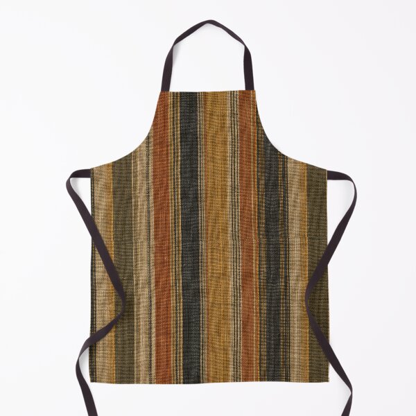 Item preview, Rust Mustard Upholstery Stripes Pattern designed and sold by frumixart.