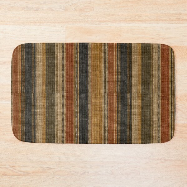 Item preview, Rust Mustard Upholstery Stripes Pattern designed and sold by frumixart.