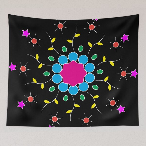 Item preview, Color Burst Mandala by Friend designed and sold by Style Legion.