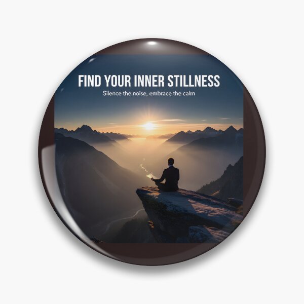 Item preview, " Find your inner stillness; Silence the noise, embrace the calm" designed and sold by Creative-RE.