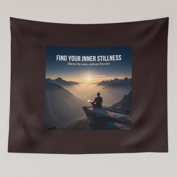 Item preview, " Find your inner stillness; Silence the noise, embrace the calm" designed and sold by Creative-RE.