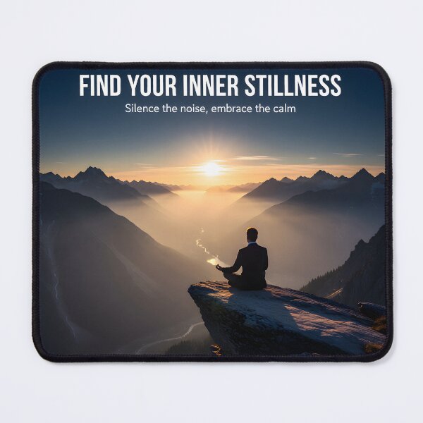 Item preview, " Find your inner stillness; Silence the noise, embrace the calm" designed and sold by Creative-RE.