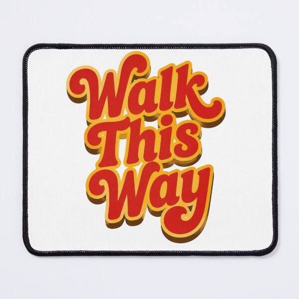Item preview, Walk This Way Retro 1970s Groovy Typography T-Shirt | Vintage Funky Retro Gift designed and sold by HOODYBUDSTYLES.