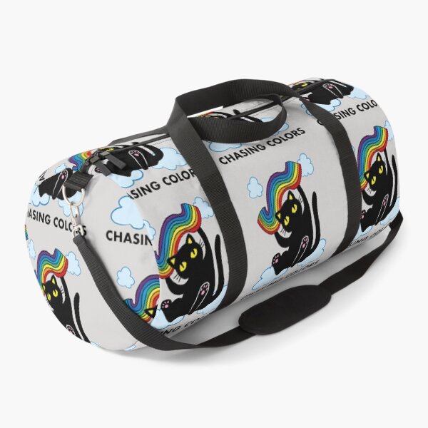 Item preview, Black cat chasing colors designed and sold by Konopikyu.