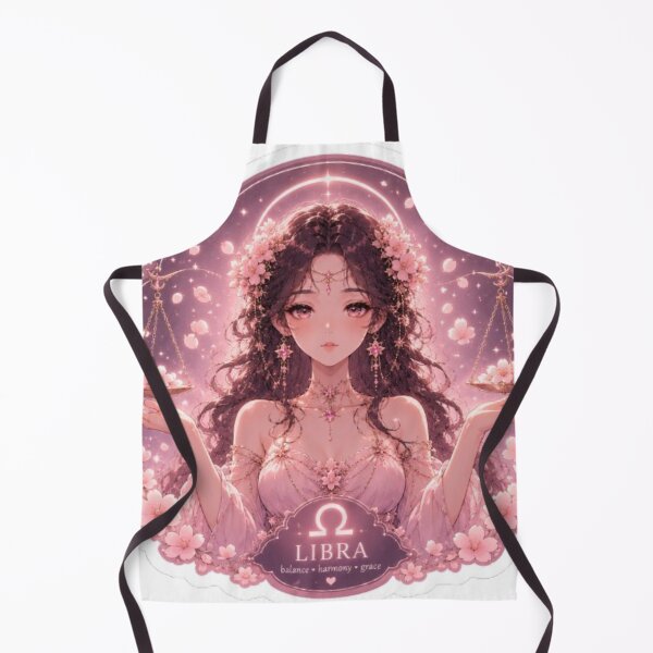 Item preview, Libra Zodiac Flower Goddess Sticker | Cherry Blossom Astrology Art designed and sold by MysticPurpleHue.