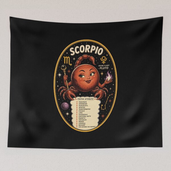 Item preview, Golden Age of Illustration Inspired — Scorpio designed and sold by Cosmocharis.