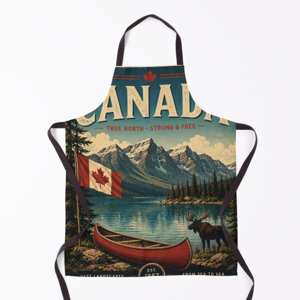 Item preview, Cartel turístico de Canadá designed and sold by greatlakesimage.