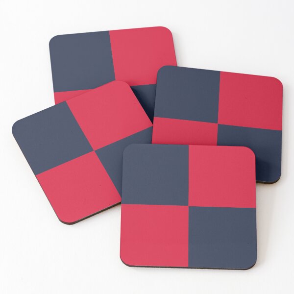 Item preview, NAVY BLUE and RED LARGE CHECKERS designed and sold by RachelMacht.