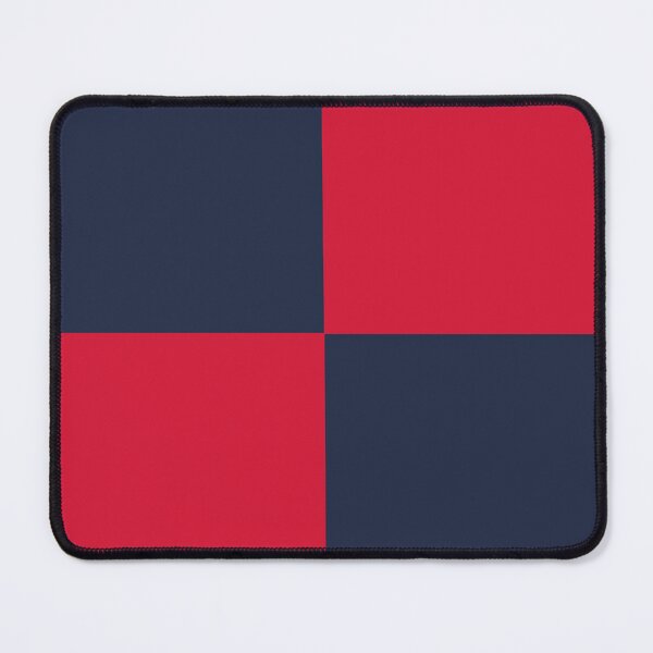 Item preview, NAVY BLUE and RED LARGE CHECKERS designed and sold by RachelMacht.