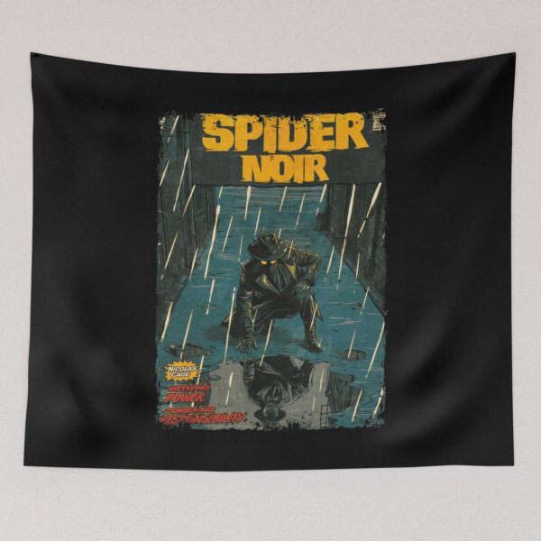Item preview, Vintage Noir Web Hero Comic Cover Classic T-Shirt designed and sold by Brokentemple.