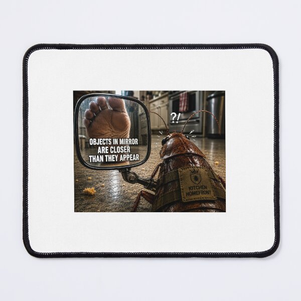 Item preview, Objects in Mirror Are Closer Than They Appear designed and sold by GentleKnight.