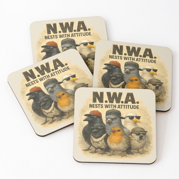 Item preview, Nests With Attitude Bird Crew designed and sold by ChirpInc.
