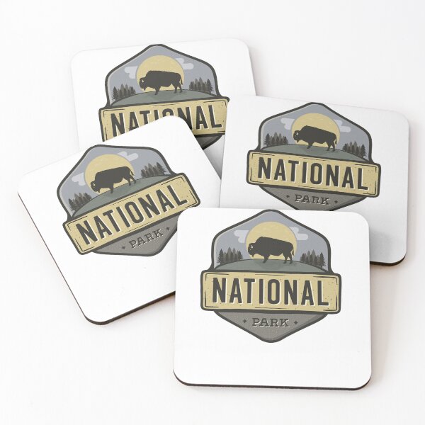 Item preview, National Park Bison Vintage Wildlife Explorer designed and sold by Gravelpeak Co..
