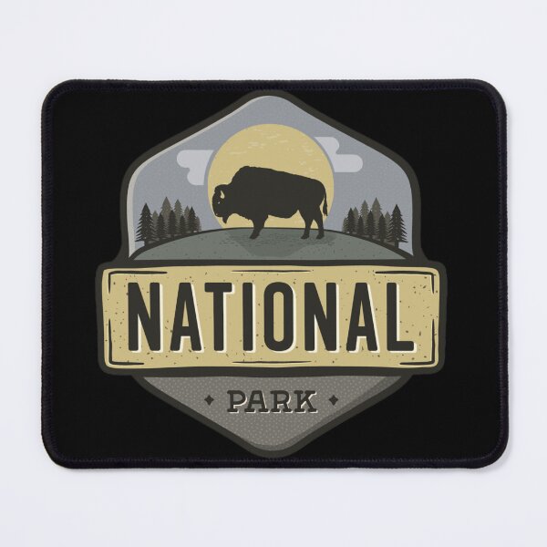 Item preview, National Park Bison Vintage Wildlife Explorer designed and sold by Gravelpeak Co..