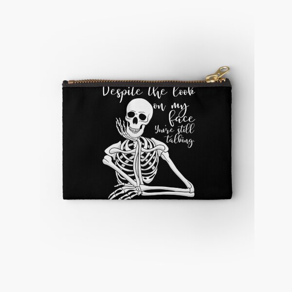 Item preview, Despite The Look On My Face... You're Still Talking. Skeleton Design designed and sold by OldSkullDesigns.