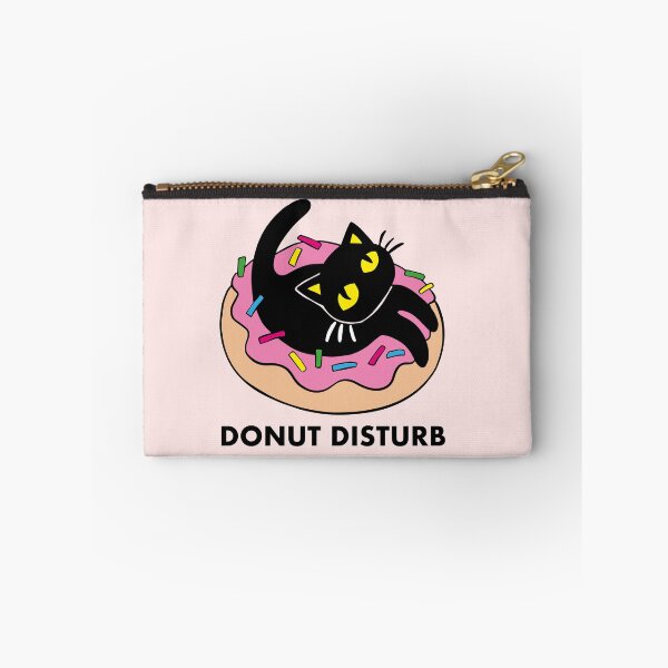 Item preview, Black cat donut disturb designed and sold by Konopikyu.