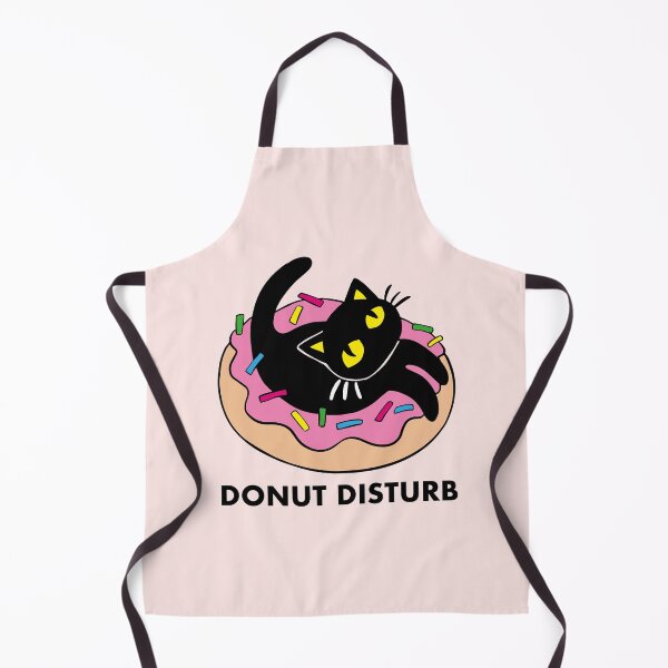 Item preview, Black cat donut disturb designed and sold by Konopikyu.