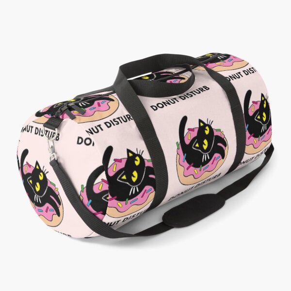 Item preview, Black cat donut disturb designed and sold by Konopikyu.