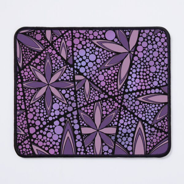 Item preview, Purely Purple Fractured Flowers designed and sold by AuntieDa360.