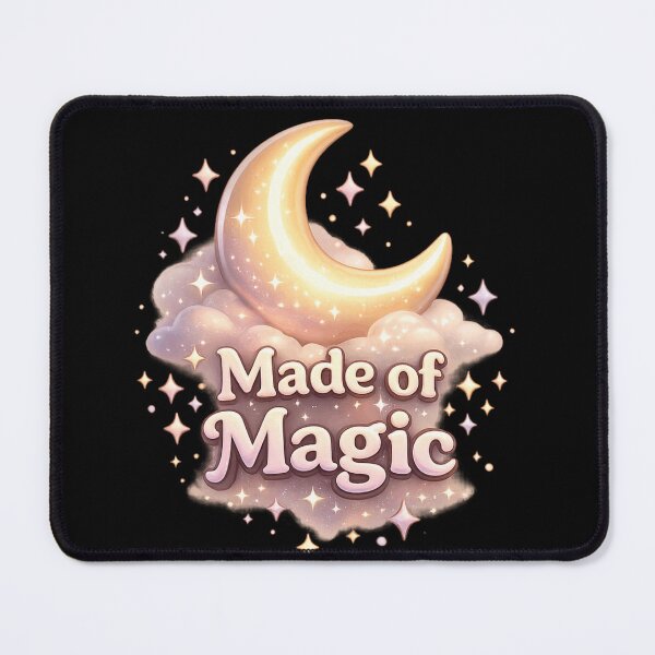 Item preview, Made of Magic Moon – Soft Aesthetic Celestial Kawaii Dreamy Night Design designed and sold by MartBook.