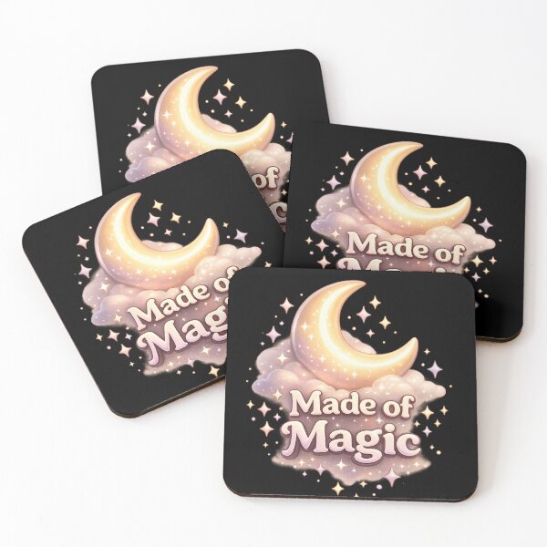 Item preview, Made of Magic Moon – Soft Aesthetic Celestial Kawaii Dreamy Night Design designed and sold by MartBook.