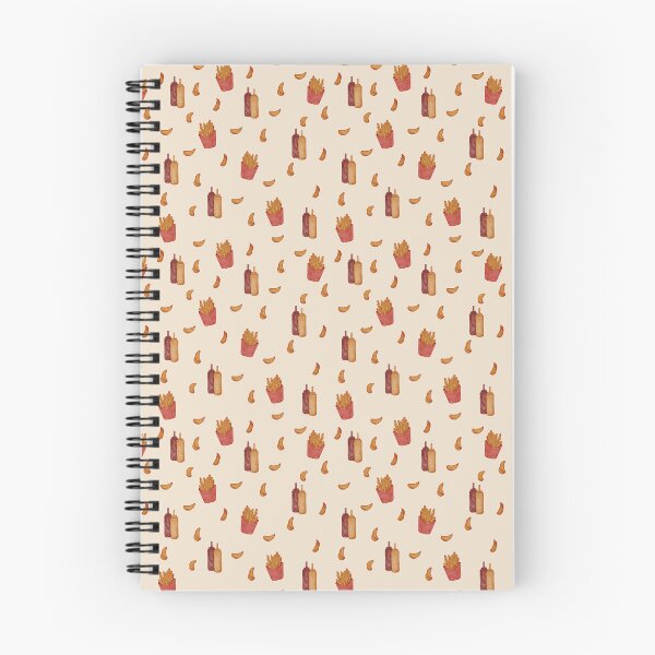Item preview, Watercolor French Fries Cream Fast Food Kitchen Pattern designed and sold by svitlaarty.