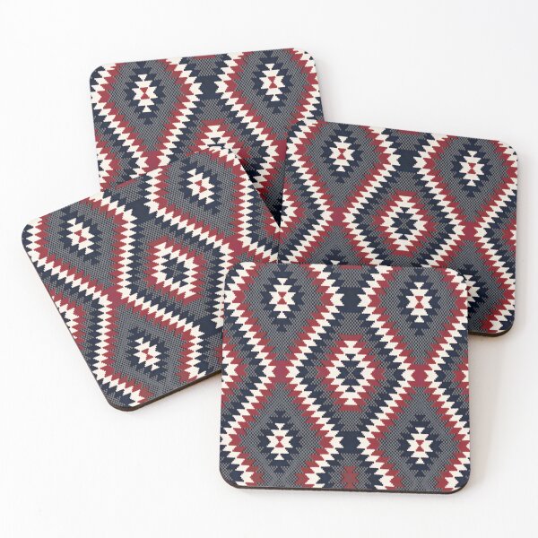Item preview, Geometric Tapestry - Crimson Eclipse designed and sold by Cosmocharis.