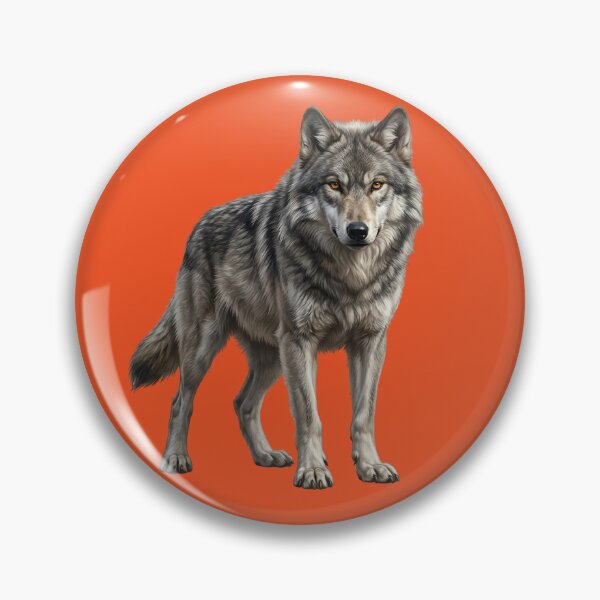 Item preview, Majestic Timber Wolf Realistic Wild Grey Wolf Illustration designed and sold by Utopian-Magic.