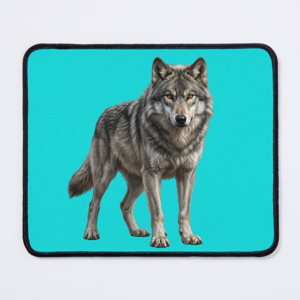 Item preview, Majestic Timber Wolf Realistic Wild Grey Wolf Illustration designed and sold by Utopian-Magic.