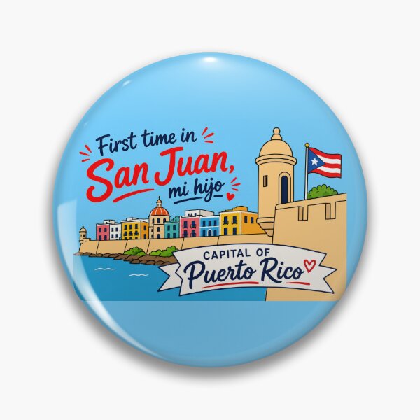 Item preview, First Time in San Juan Mi Hijo Puerto Rico Travel Meme designed and sold by creatingmouseshop.