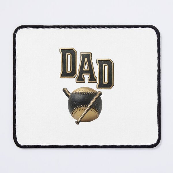 Item preview, Dad Baseball Shirt Design | Black Gold Baseball Dad Graphic | Father's Day Gift for Dad | Sports Lover Apparel designed and sold by Lozarux.