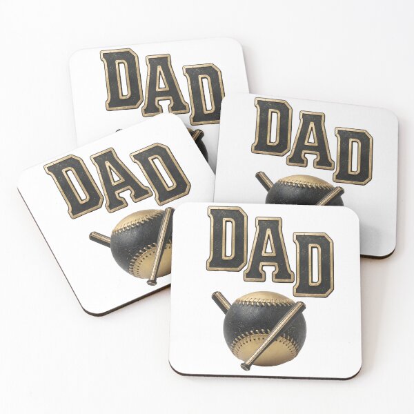 Item preview, Dad Baseball Shirt Design | Black Gold Baseball Dad Graphic | Father's Day Gift for Dad | Sports Lover Apparel designed and sold by Lozarux.
