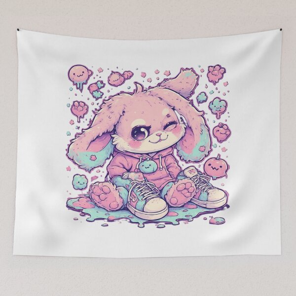 Item preview, Kawaii Rabbit Dreamcore Art by NegartvDesigns designed and sold by NegarTv Designs.