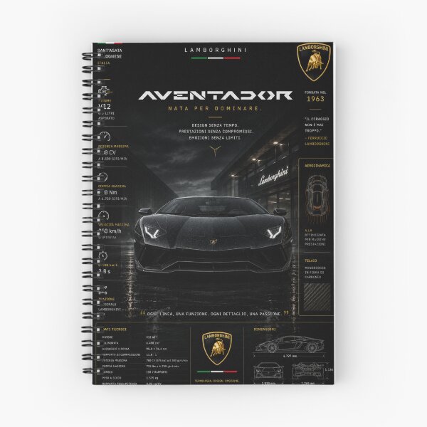 Item preview, Lamborghini Aventador V12 Poster | Italian Supercar Blueprint Artwork | Kyle Busch x Off Campus Inspired Automotive Design designed and sold by zevorgue.