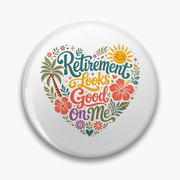 Item preview, Retirement Looks Good On Me Funny Floral Tropical Merch For Retired Women designed and sold by 519xdesign.