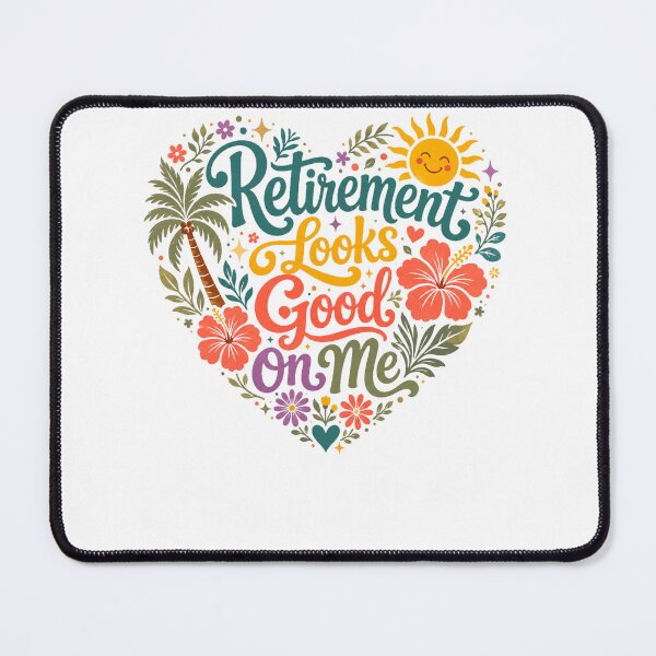 Item preview, Retirement Looks Good On Me Funny Floral Tropical Merch For Retired Women designed and sold by 519xdesign.