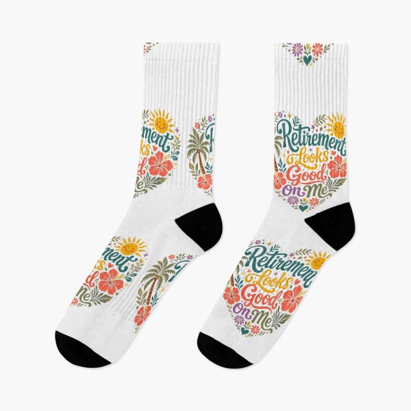 Item preview, Retirement Looks Good On Me Funny Floral Tropical Merch For Retired Women designed and sold by 519xdesign.