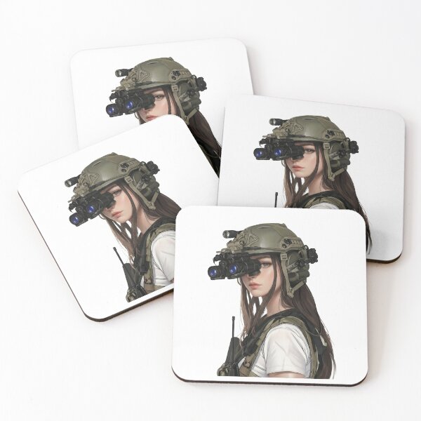 Item preview, Tactical NVG Girl - Night Operations Aesthetic designed and sold by RAWLIFEGRAPHIC.