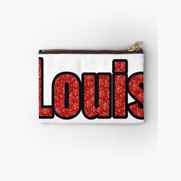 Item preview, Louis Boy Name Red Rhinestone Texture designed and sold by TheIconSmith.