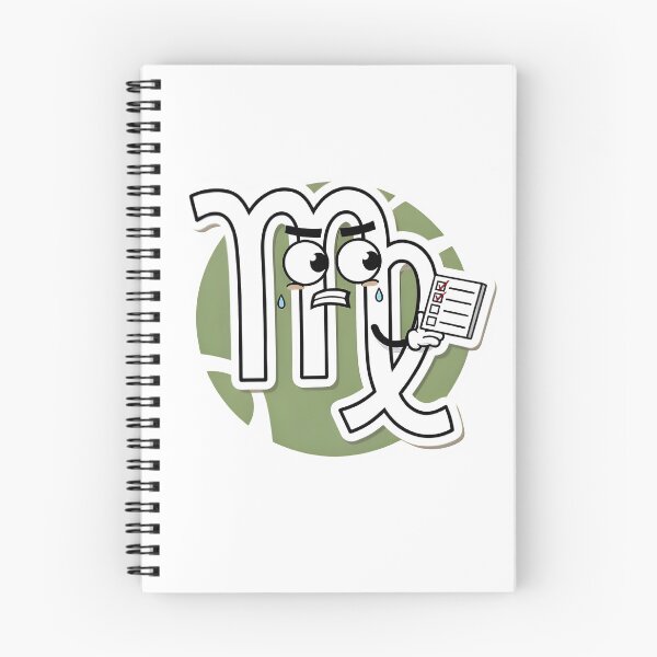 Item preview, Funny Virgo Crying Checklist Cartoon Zodiac Sticker designed and sold by Zodiac Celestial Art.
